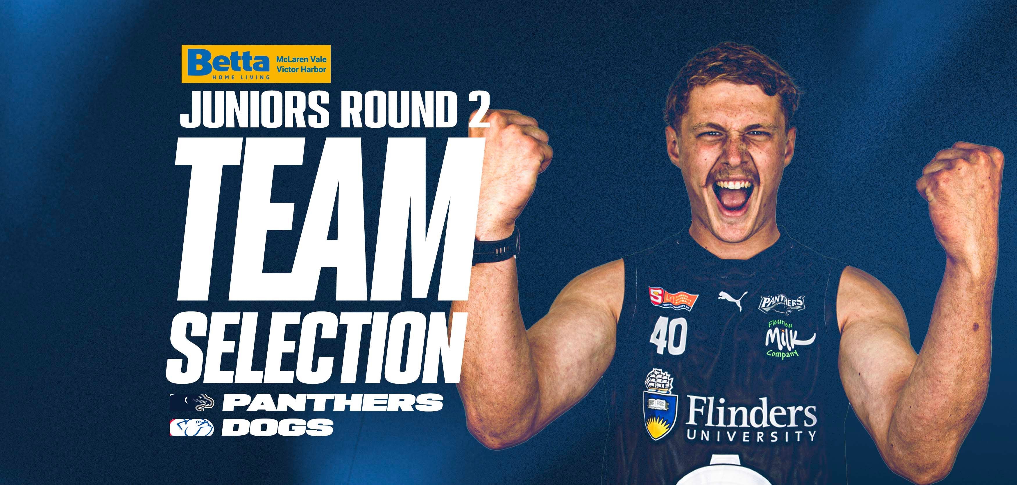 BETTA Team Selection: Juniors Rd 2 vs Centrals BETTA Team Selection: Juniors Rd 2 vs Centrals